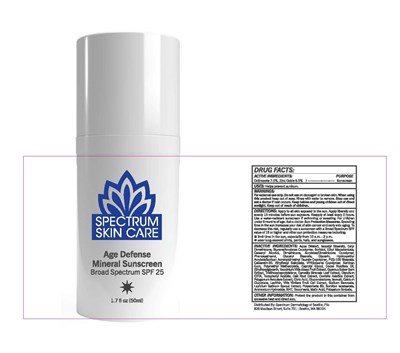 Age Defense Mineral Sunscreen   Broad Spectrum Spf 25  1.7 Fl Oz (50 mL) (Spectrum Sp26.50u 200834 Stay Ageless Daily White Bottle)